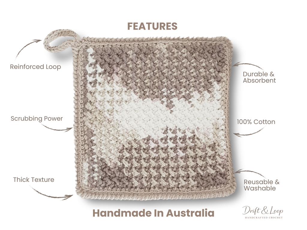 The Thick Crochet Dishcloth